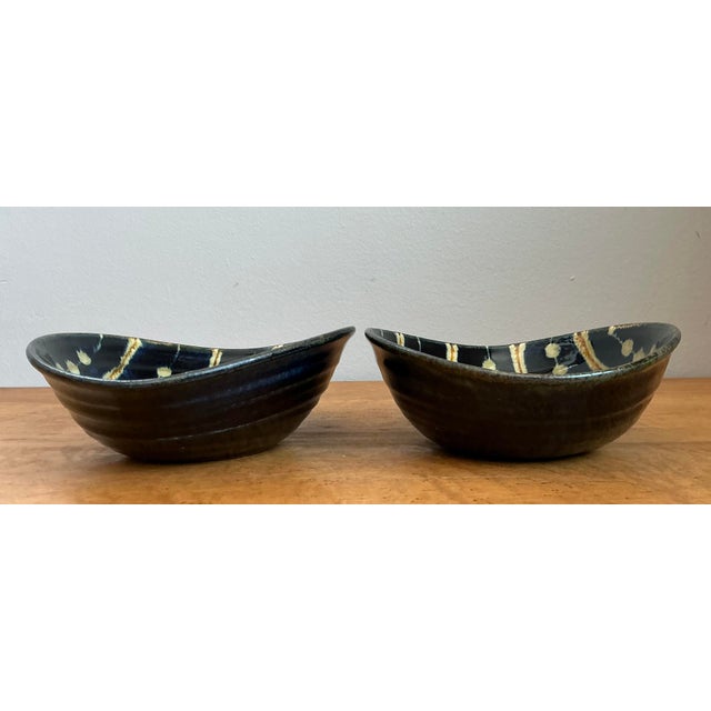 Vintage Original Studio Pottery Bowl - Set of 2 For Sale - Image 10 of 12
