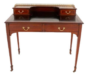 Antique Sheraton Revival Desk, 1890