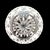 Transparent Late 20th Century European Deep-Cut Crystal Geometric Rose Bowl 5" For Sale - Image 8 of 9