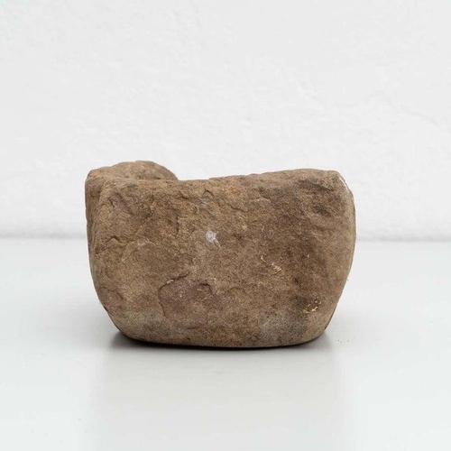 Traditional Spanish Stone Mortar, 1930 For Sale - Image 4 of 14