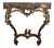 Louis XV Console in Carved Giltwood with Red Marble Top For Sale