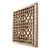 Vintage Wooden Lattice Wall Panel – Warm Natural Finish For Sale