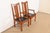 L. & J.G. Stickley, Inc. Stickley Mission Arts & Crafts Cherry Wood High Back Spindle Armchairs, Pair For Sale - Image 4 of 12
