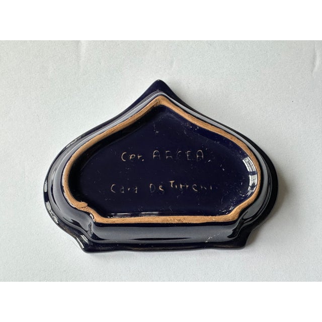 Amalfi Coast Italian Pottery Hotel Ashtray For Sale - Image 10 of 12