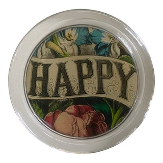 John Derian Decoupage Bottle Coaster/ Catch-All / Decor For Sale