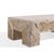 Stone International Stone International Mid Century Travertine Coffee Table For Sale - Image 4 of 6