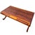 Late 20th Century Neoclassical Flame Mahogany & Satinwood Inlaid Curule Coffee Table For Sale - Image 4 of 18
