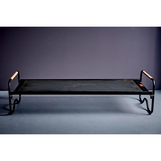 Black Industrial Daybed by Vertifix, Netherlands, 1960s For Sale - Image 8 of 14
