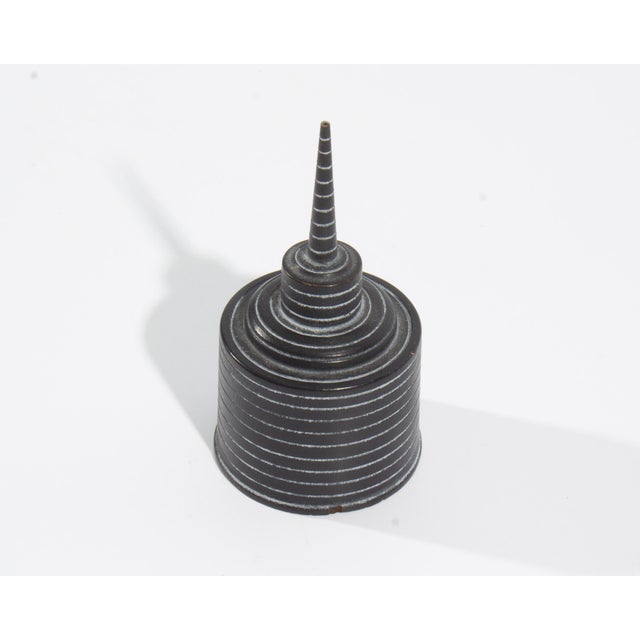 Turned Wood Oil Can Sculpture by Chris Bowman For Sale - Image 4 of 8