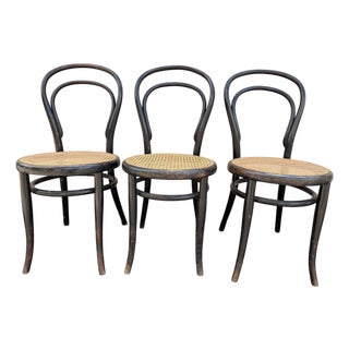 Bistrot Chairs by Michael Thonet for Thonet, 1860, Set of 3 For Sale