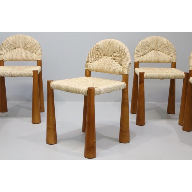 Toscanolla Chairs by Alessandro Becchi for Giovannetti, 1970, Set of 6 For Sale - Image 4 of 17