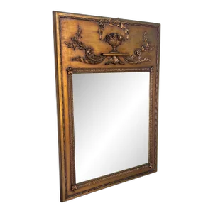 Louis XVI Style Gilded Mirror, Circa 1960s
