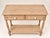 Louis-Philippe Style Console Table in Oak with Porcelain and Brass Knobs, 1980s For Sale - Image 4 of 6