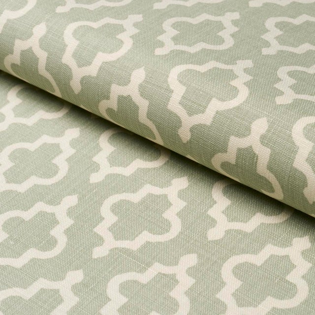 Not Yet Made - Made To Order SAMPLE - Schumacher x Veere Greeney Jake Fabric In Celadon For Sale - Image 5 of 5