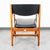 Mid Century Modern Lounge Chair Walnut Arms Black Office Armchair Gunlocke Attributed MCM For Sale In Sacramento - Image 6 of 11