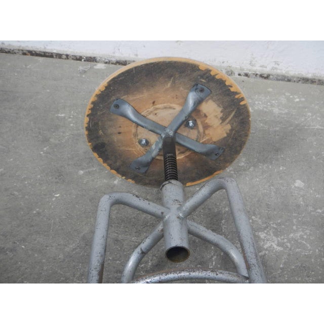 Vintage Four-Foot Stool, 1960 For Sale - Image 9 of 10