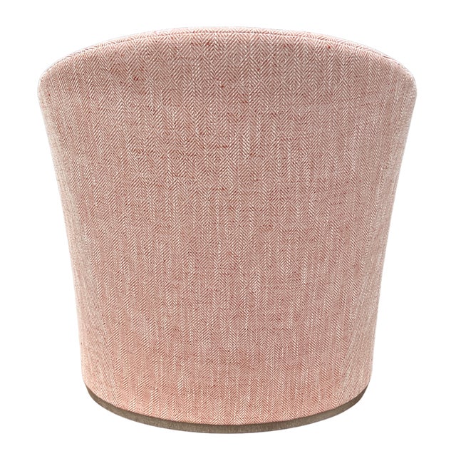 Lee Industries Transitional Barrel Swivel Chair For Sale In Atlanta - Image 6 of 9