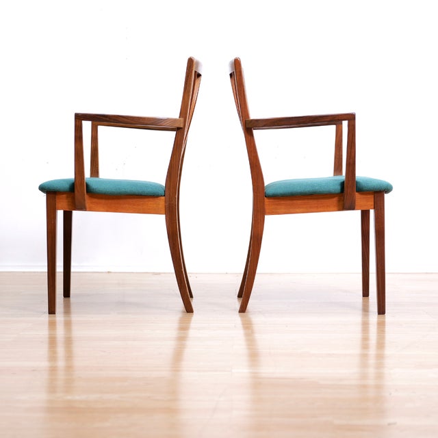 Teal 1970s Set of 6 Mid Century Dining Chairs by G Plan For Sale - Image 8 of 10