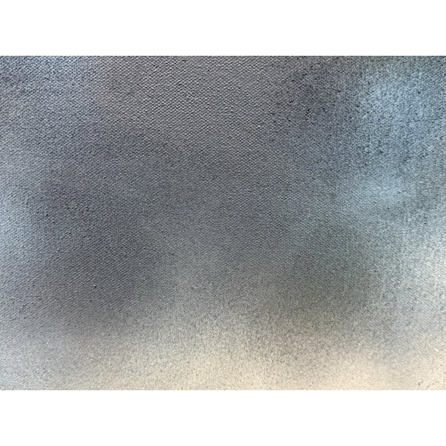 Sky Blue Circa 2025 John Fenton Abstract Original Painting, Signed For Sale - Image 8 of 12