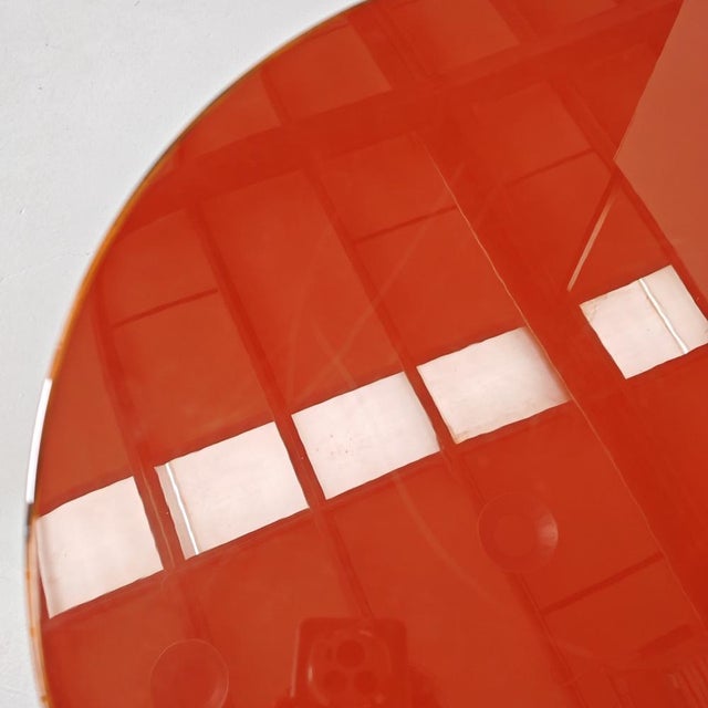 Red Artona Coffee Table attributed to Afra Tobia Scarpa for Maxalto, 1980s For Sale - Image 17 of 17