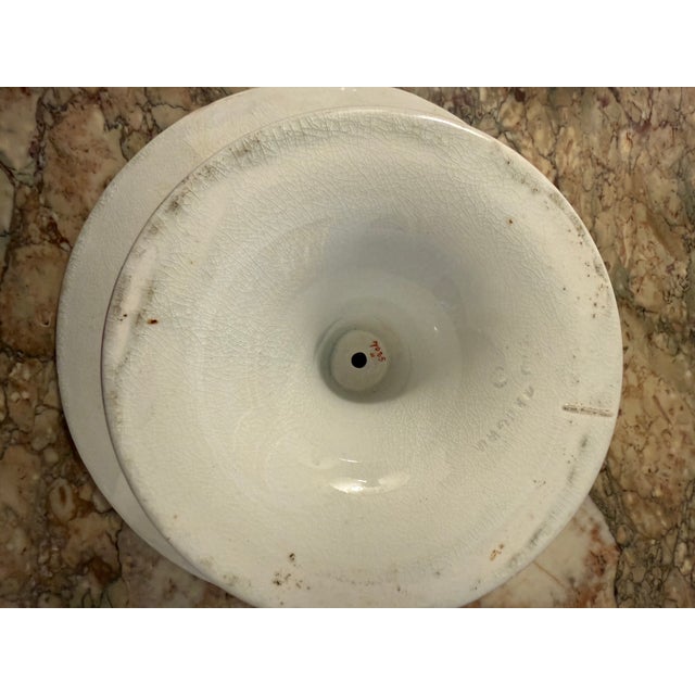 Antique 1891 Wedgwood Pink Majolica Nautilus Shell Cake Stand For Sale - Image 9 of 10