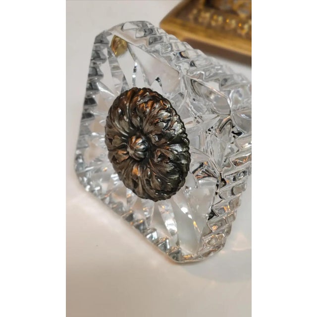 Vintage Ornate 2 Decanter Tantalus - Mid-20th Century For Sale - Image 9 of 18