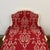 Red Ethan Allen Versailles Bergère Chair For Sale - Image 8 of 12
