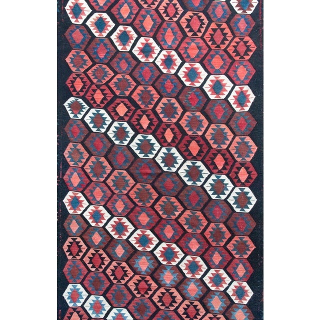 Early 20th Century Early 20th Century Persian Ersin Kilim Rug For Sale - Image 5 of 15