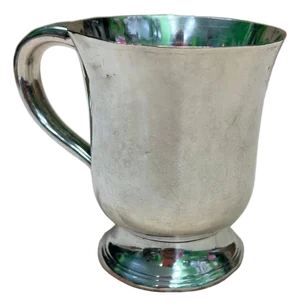 19th Century English Silver Plate Pint Cup