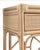 Matthew Izzo Home - Gideon Natural Rattan Tow Drawer Console Table With Decorative Back For Sale In New York - Image 6 of 8