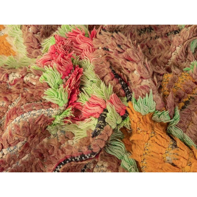 Vintage Boujad Berber Carpet For Sale - Image 4 of 10