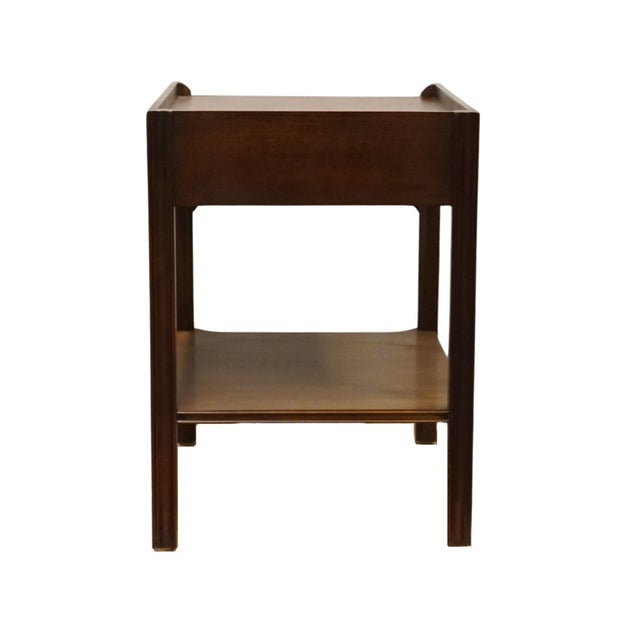 Brown Hickory Chair American Masterpiece Collection Solid Mahogany Traditional 20" Accent End Table For Sale - Image 8 of 10