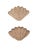 Pottery Barn Wicker Clam Shell Sculptural Wall Art-a Pair For Sale - Image 12 of 13