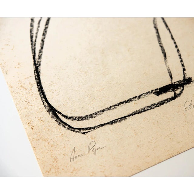 "Etudes" Contemporary Abstract Oil Pastel Painting For Sale - Image 4 of 4