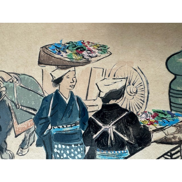 Wood Pair Japanese Woodblock Prints by Sanzo Wada (1883–1967) For Sale - Image 7 of 18