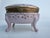 Victorian Vintage Victorian Footed Porcelain Jewelry/Trinket Box For Sale - Image 3 of 5