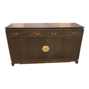 Mid Century Style Modern Buffet Solid Walnt