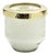 Whit Currant Scented Soy Candle with Pressed Floral Lid 4.25"D For Sale