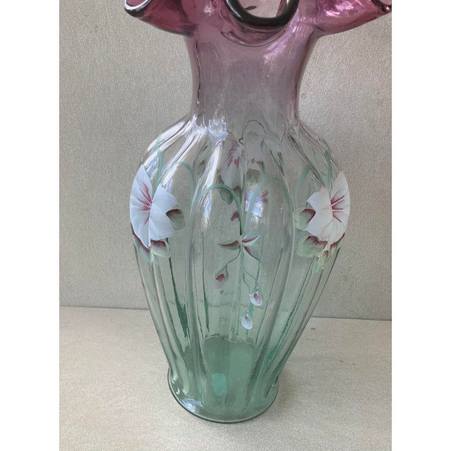 Fenton Rubina Verde Vase For Sale In Naples, FL - Image 6 of 6