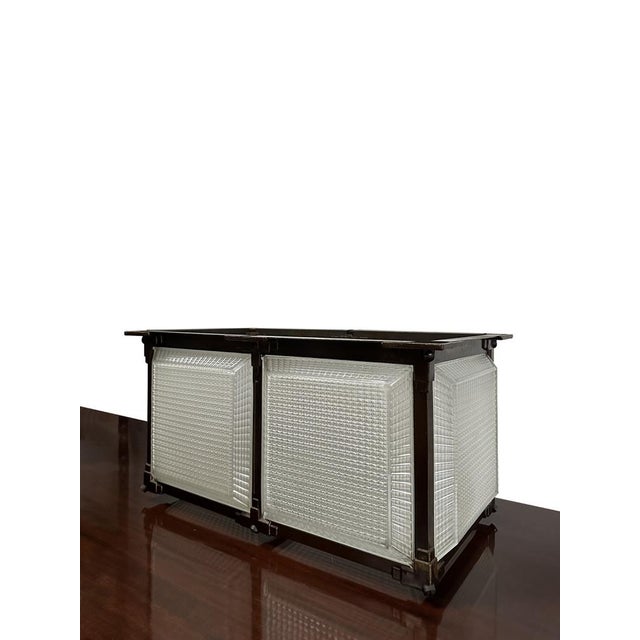 Antique Industrial Hedralite Ceiling Light from Holophane, 1920s For Sale - Image 6 of 18