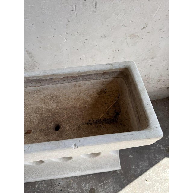 Mid-Century Modern Concrete Planter, 1960s For Sale - Image 8 of 16