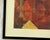 Paper C1979 Original Steven Sorman (American 1948-Present) Mixed Media Framed Collage 'Untitled Red' For Sale - Image 7 of 18