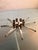 Mid-Century Modern Chrome-Plated Steel Star-Shaped Candlestick, 1970s For Sale - Image 3 of 11