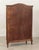 Brown Early 20th Century Louis XV Carved Walnut Stained Vitrine Armoire For Sale - Image 8 of 8
