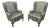 Antique Chippendale Mahogany Ball & Claw Upholstered Arm Chairs - Set of 2 For Sale