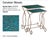 Mosaic Tile Nesting Tables Cerulean Pier 1 Imports Set For Sale - Image 18 of 18