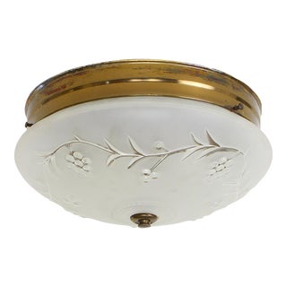 Mid 20th Century Flush Mount Fixture For Sale