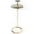 Brass Plated Gibson Martini Table with Cracked Gesso Surface by Casa Botelho For Sale