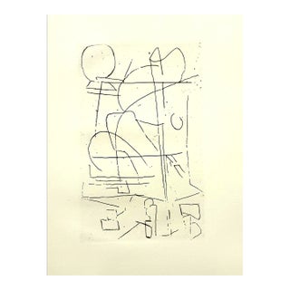 André Lanskoy - Composition - Original Etching 1960 For Sale
