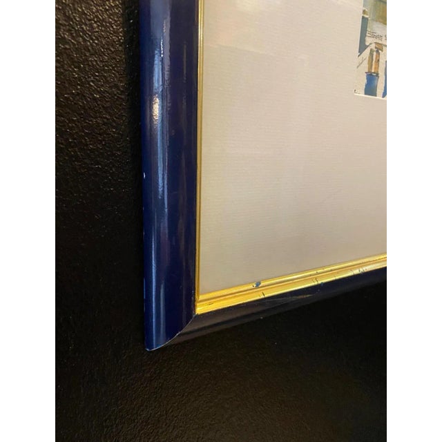 1990s Jacques Tornare, Cathédrale St-Pierre Under the Snow, Watercolor, 1990s For Sale - Image 5 of 8